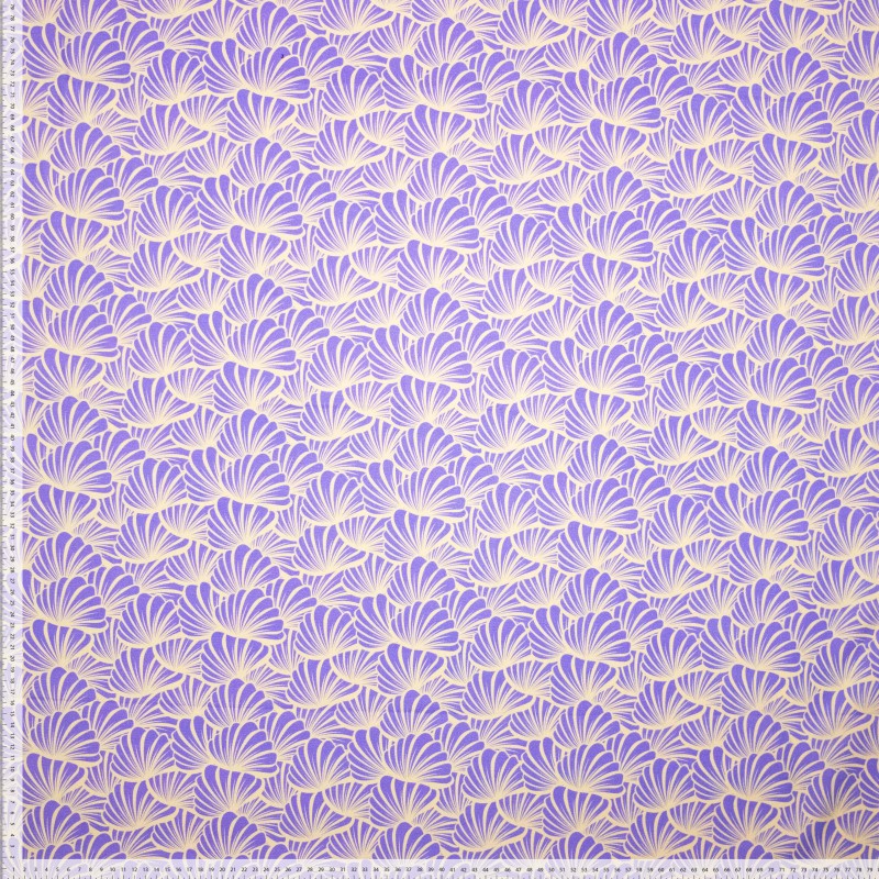Canvas Beachy Shells flieder gelb