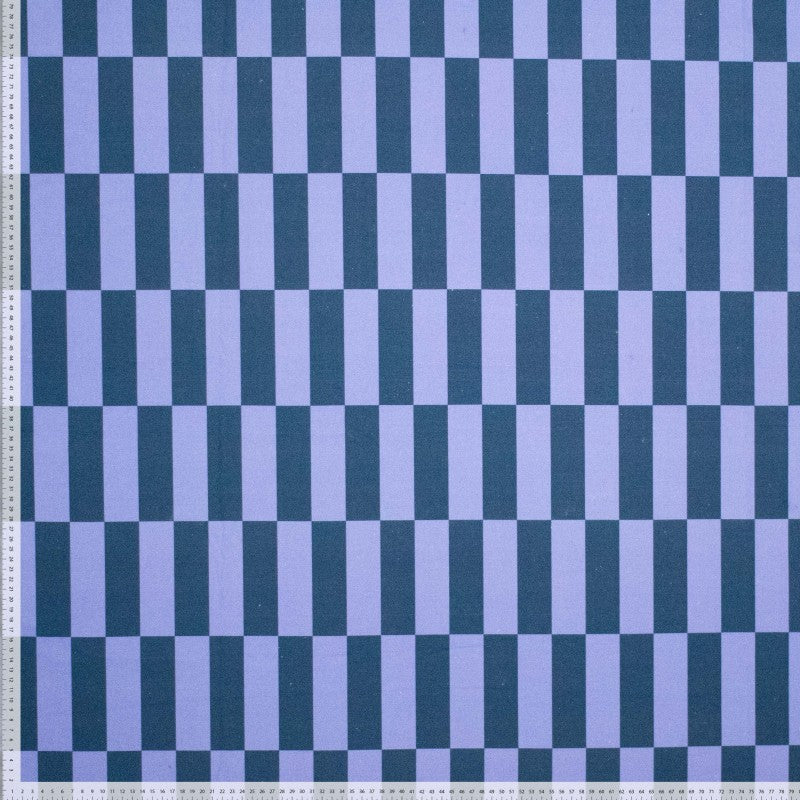 Canvas Ilja Blocks blau flieder