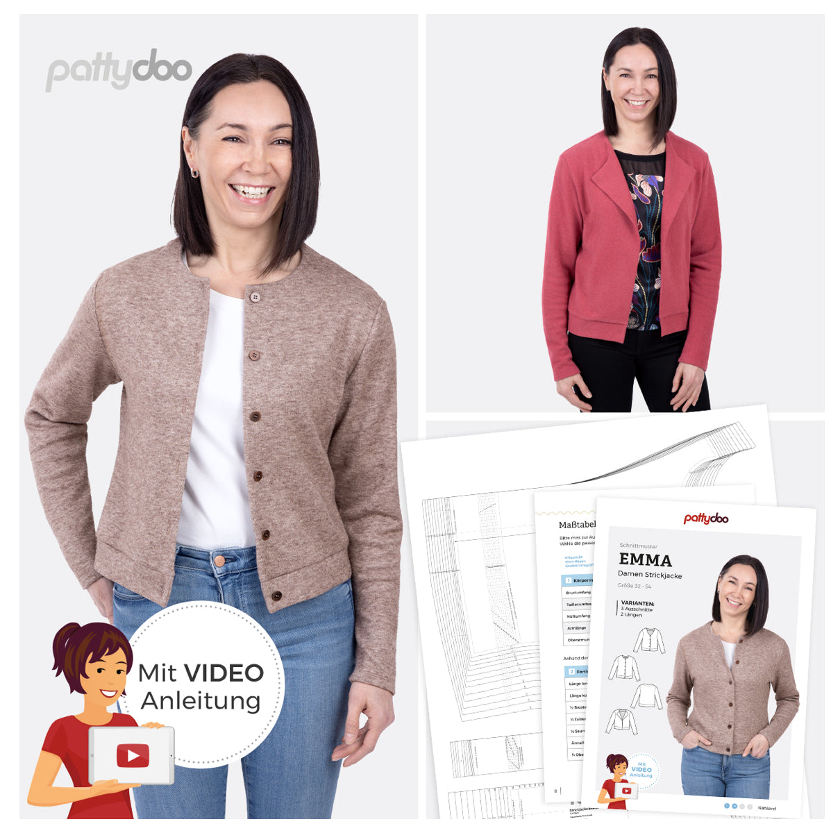 Pattydoo Damen Strickjacke Emma
