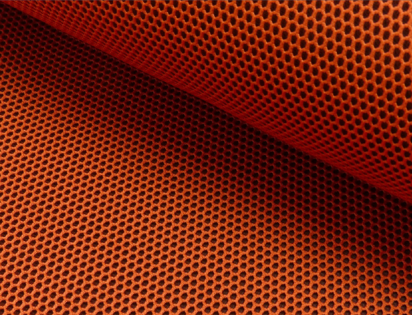 Netz 3D Mesh mit Geweberücken terrakotta