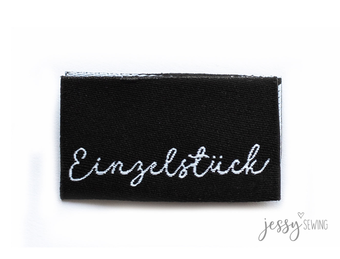 Label Weblabel "Einzelstück" black