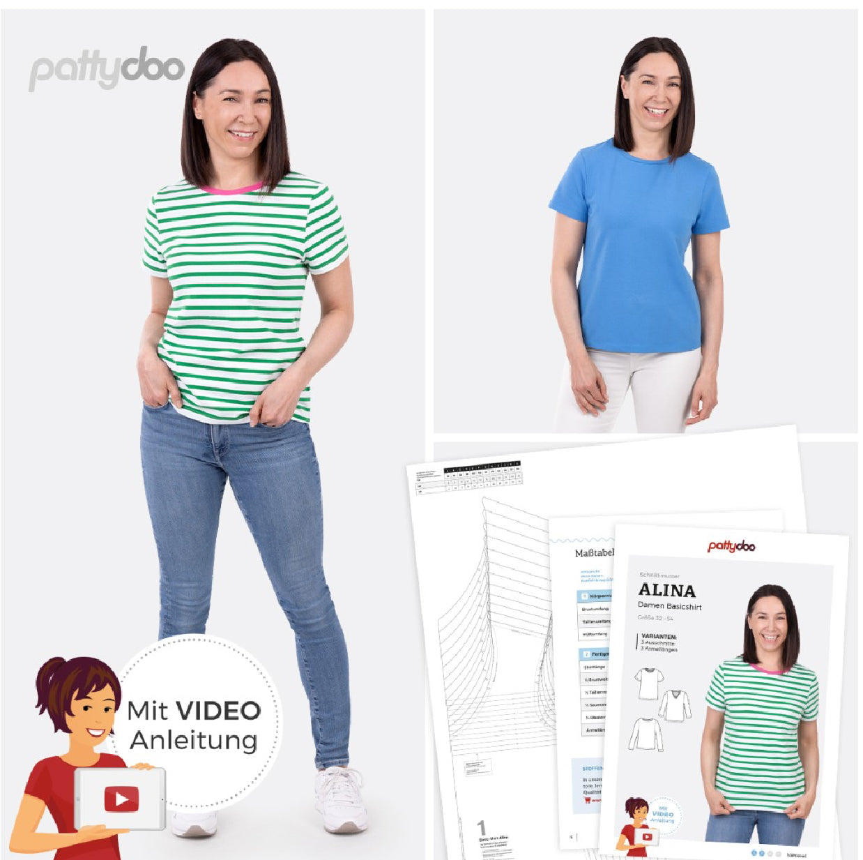Pattydoo Damen Basicshirt Alina