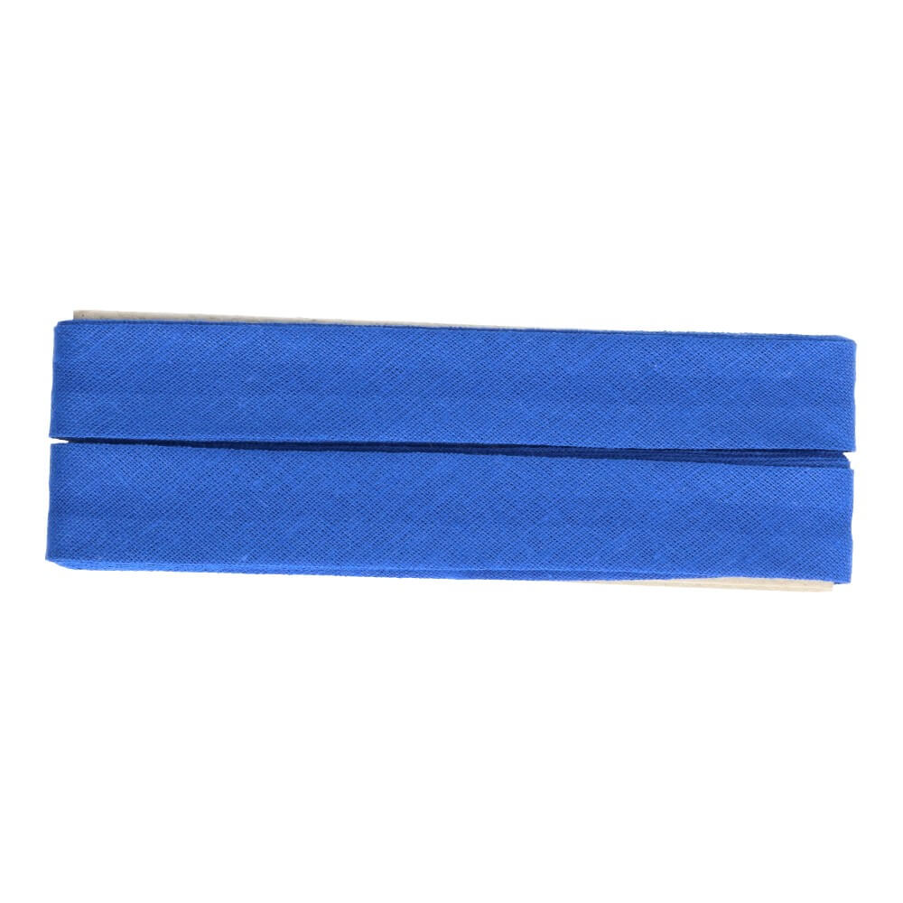 Baumwoll Schrägband gefalzt 40/20 royalblau