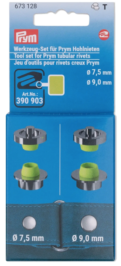 Prym Werkzeug-Set für Hohlnieten mit Ø 7,5 mm und 9 mm