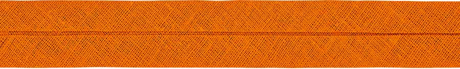 Baumwoll Schrägband gefalzt 40/20 orange