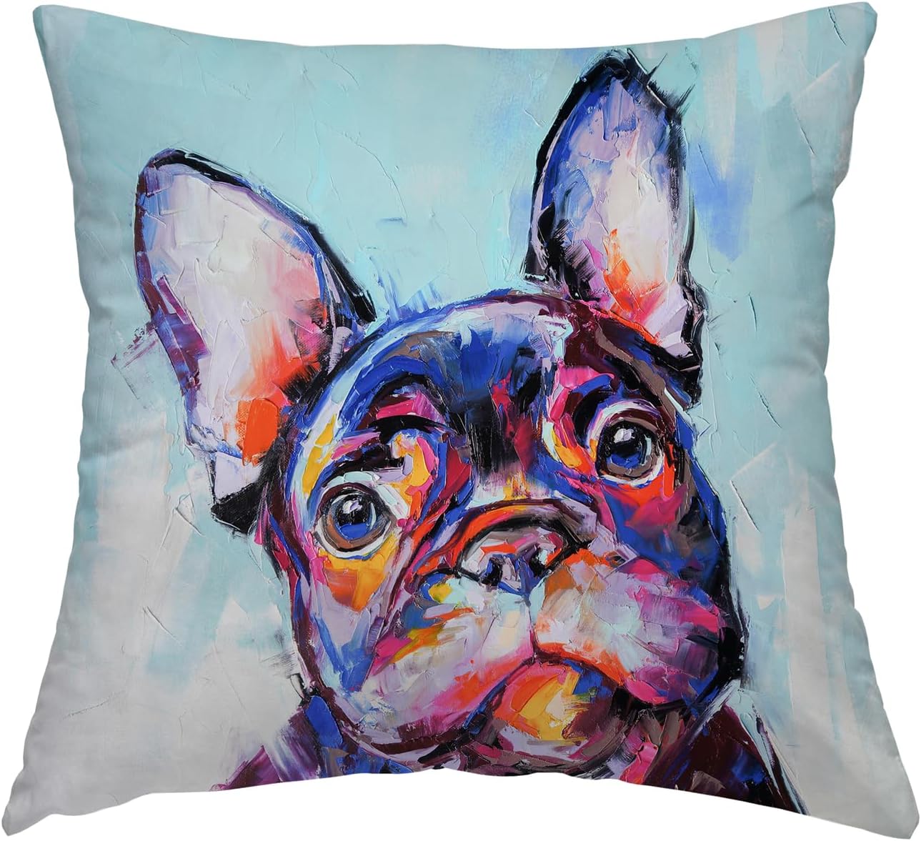 Paneldruck Bulldog Kissen