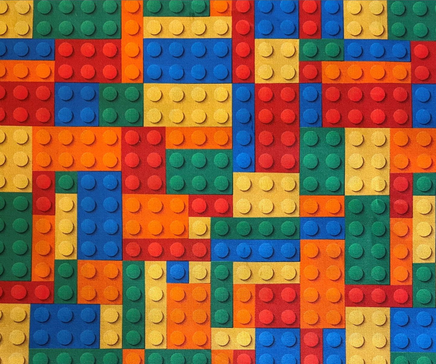 Baumwolle Bausteine bunt