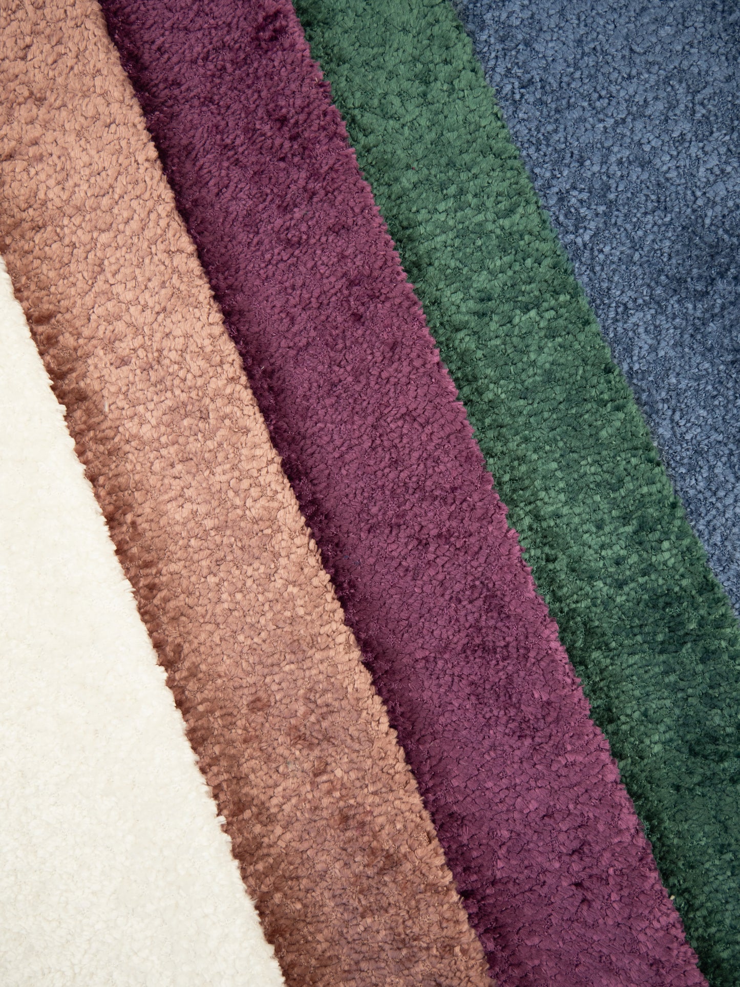 Dekostoff Chenille Bogota dunkelblau
