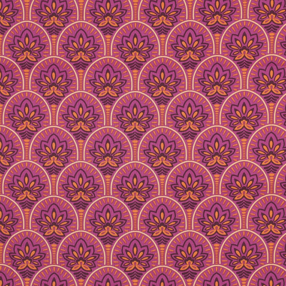 Beschichtete Baumwolle Abstrakt pink