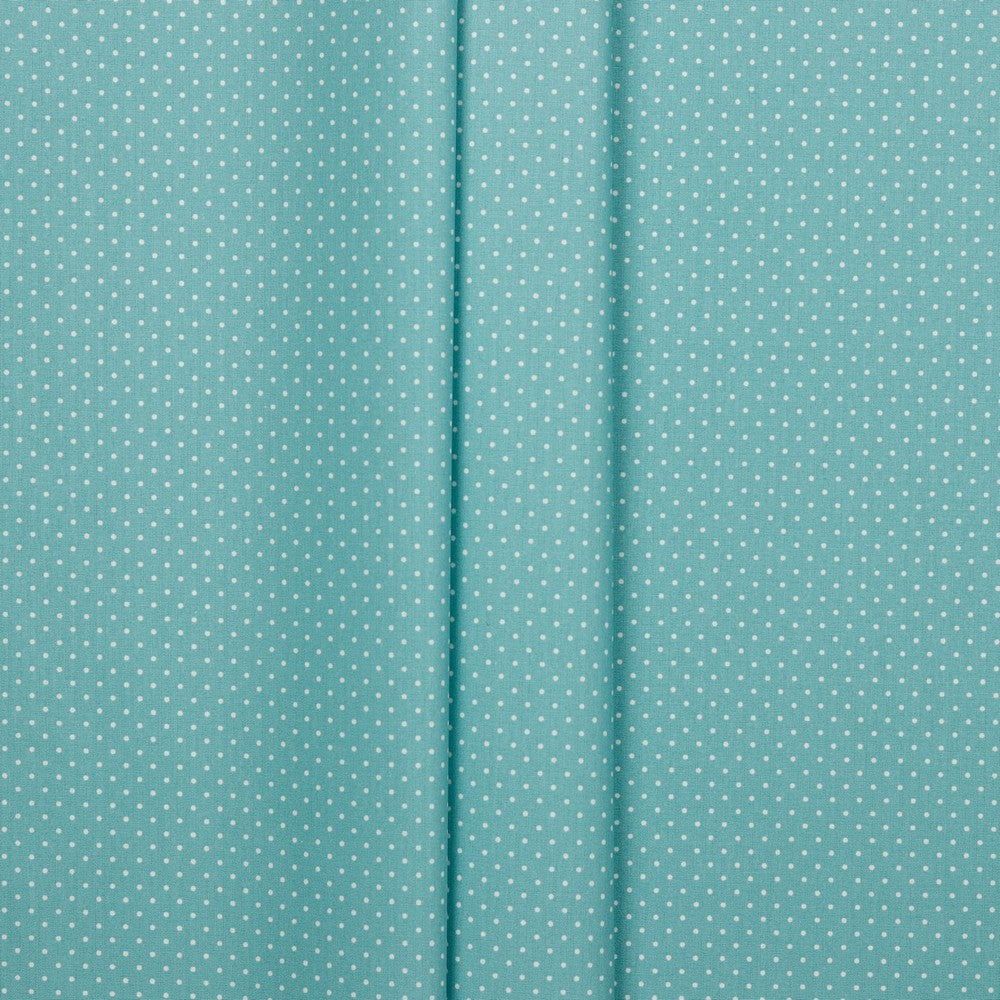 Beschichtete Baumwolle Petit Dots mistel