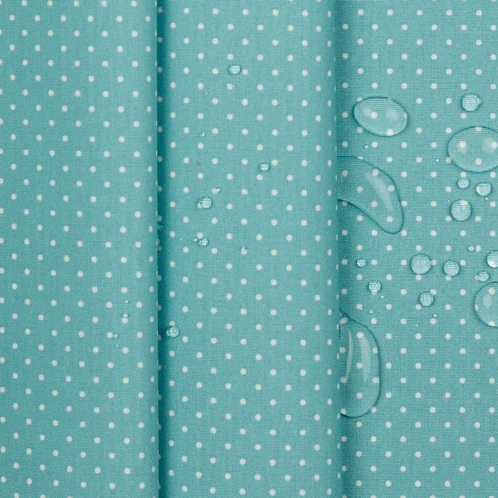 Beschichtete Baumwolle Petit Dots mistel