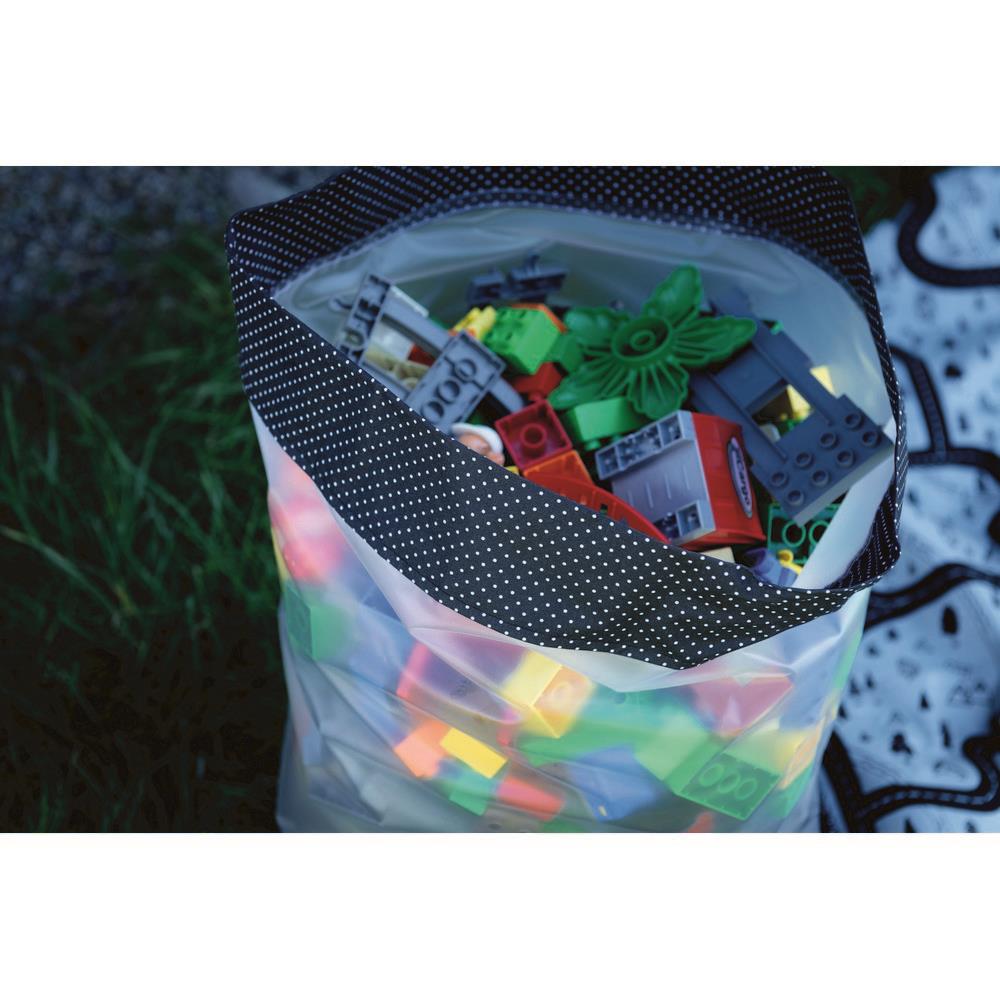 Beschichtete Baumwolle Petit Dots mistel