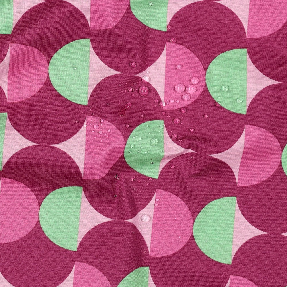 Beschichtete Baumwolle Graphic bordeaux