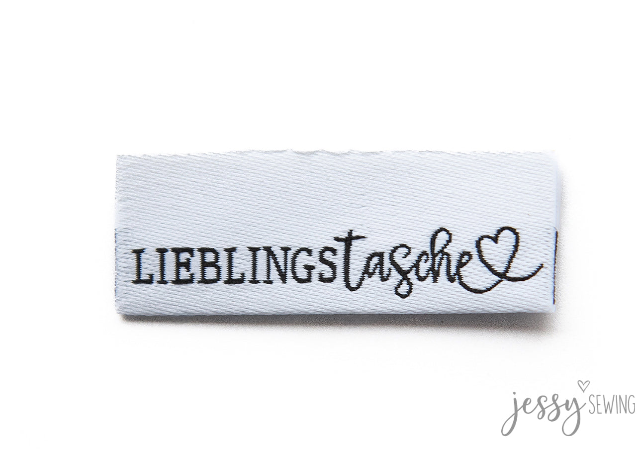 Label Weblabel "Lieblingstasche" white