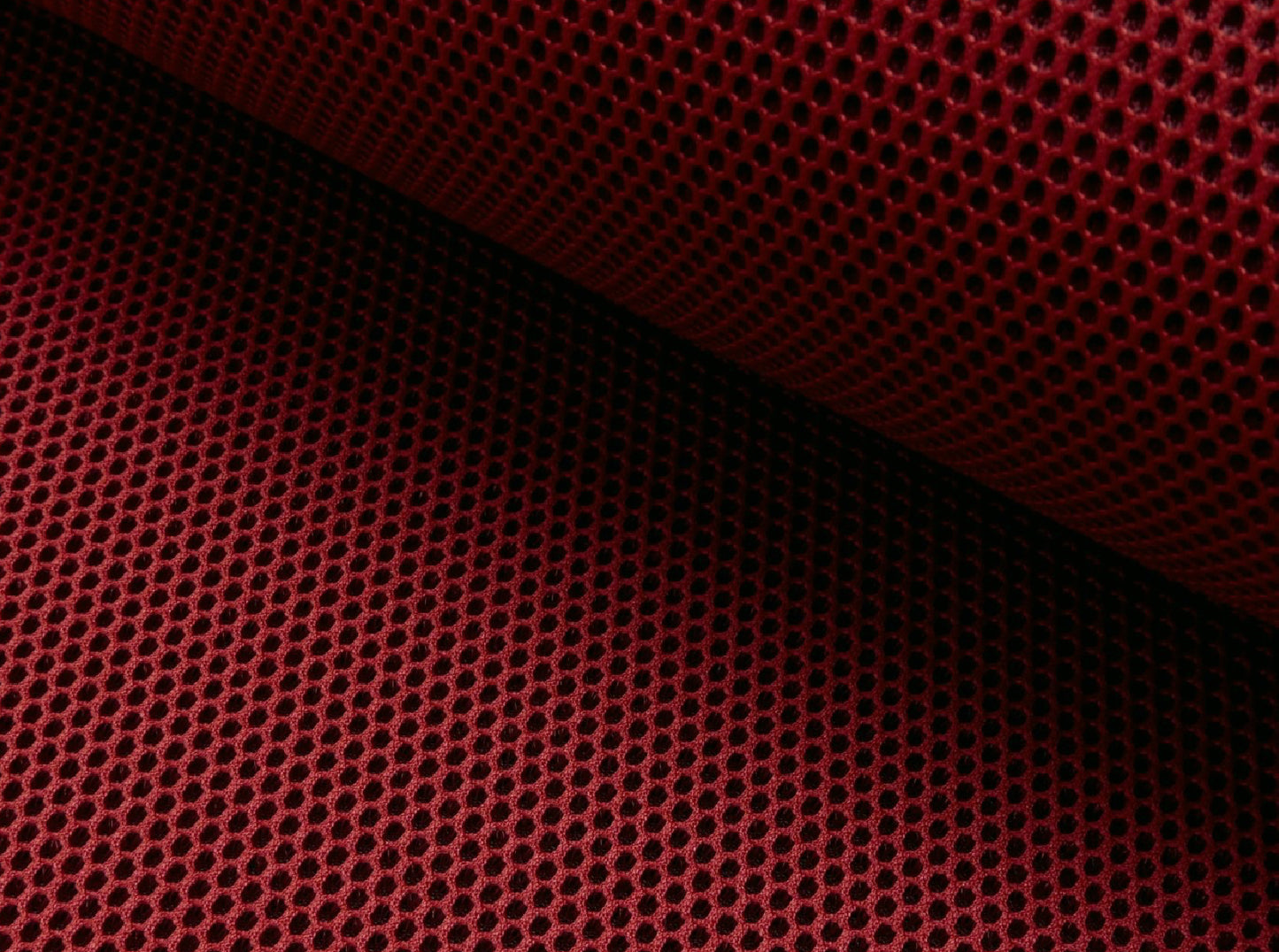 Netz 3D Mesh mit Geweberücken rot