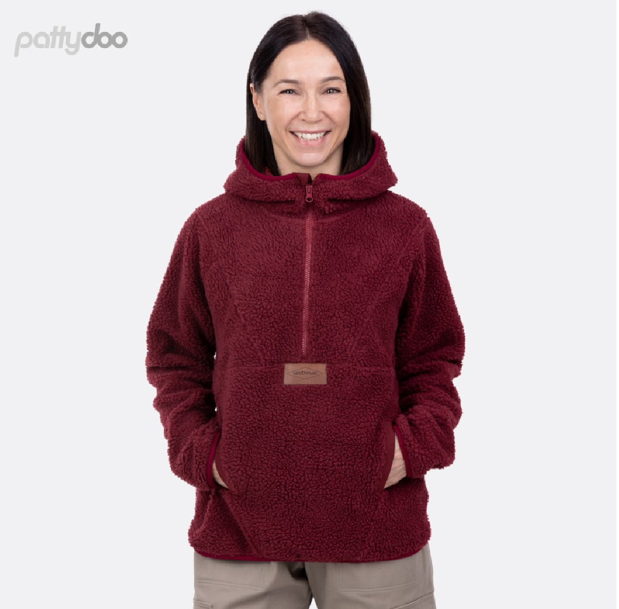 Pattydoo Damen Fleecepullover Troyer Tabea