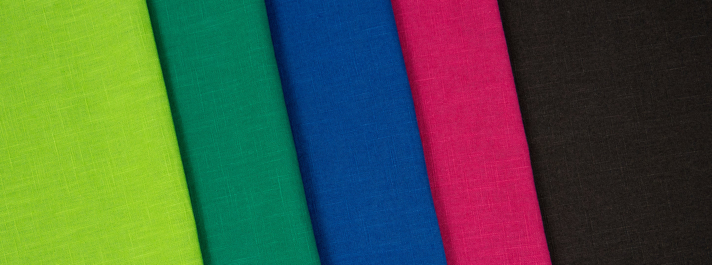 Leinen uni pink