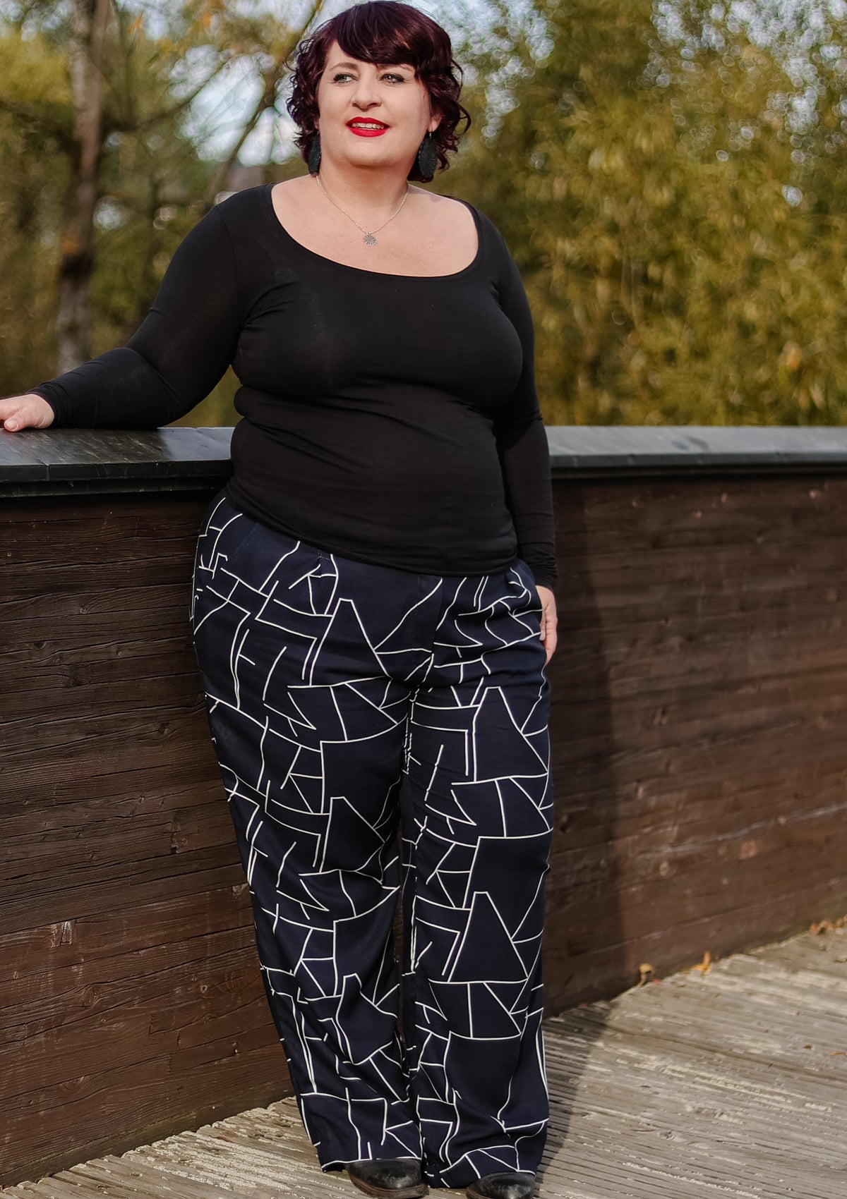Ki-ba-doo Bundfaltenhose Gesa Damen
