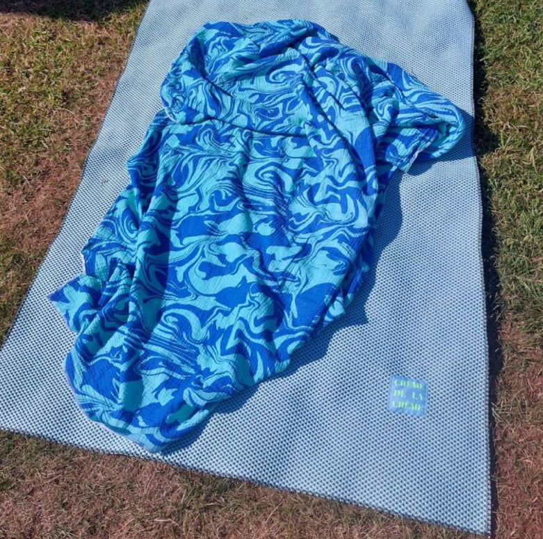 Netz 3D Mesh mit Geweberücken terrakotta