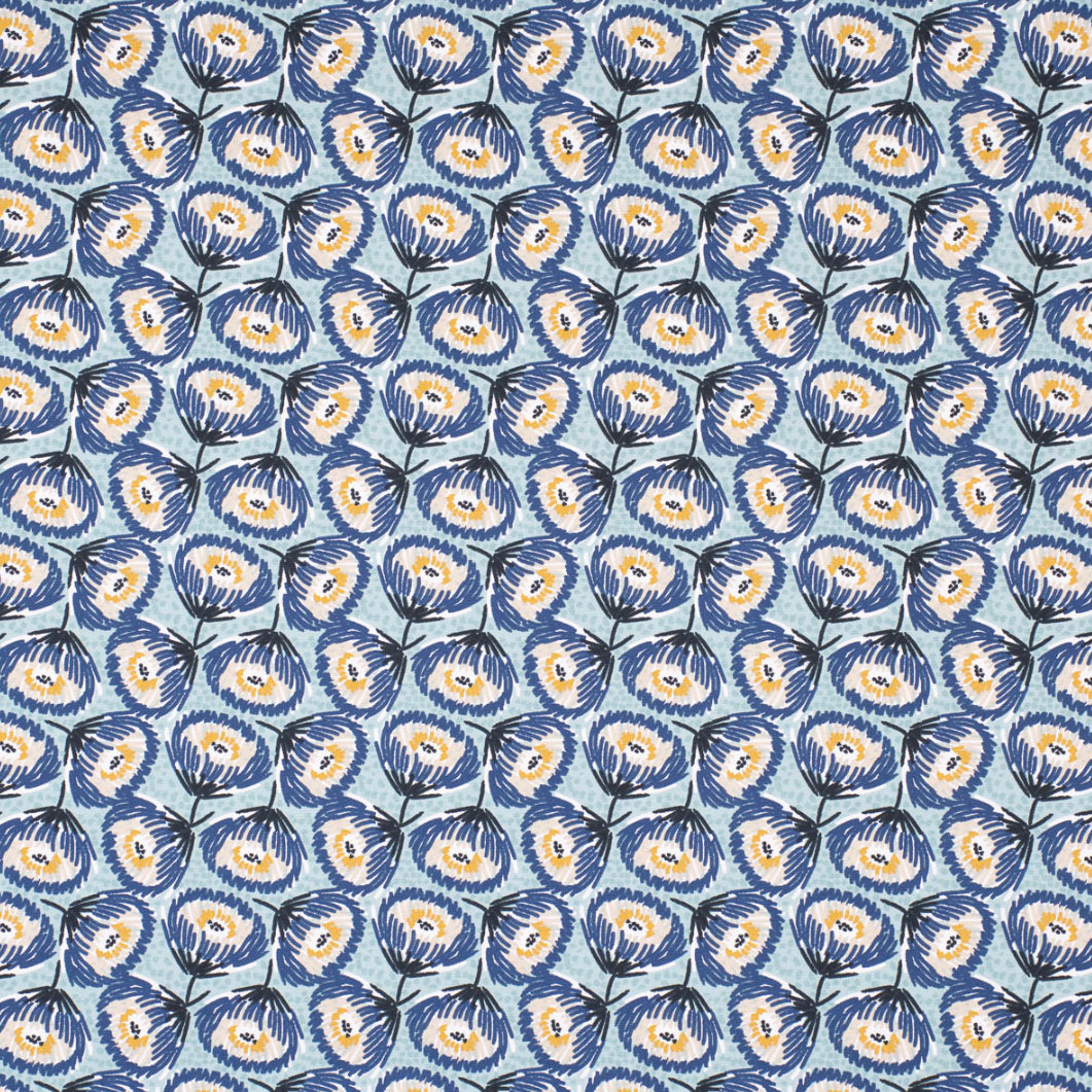 Canvas Tesaya Blumen klein Abstrakt blau