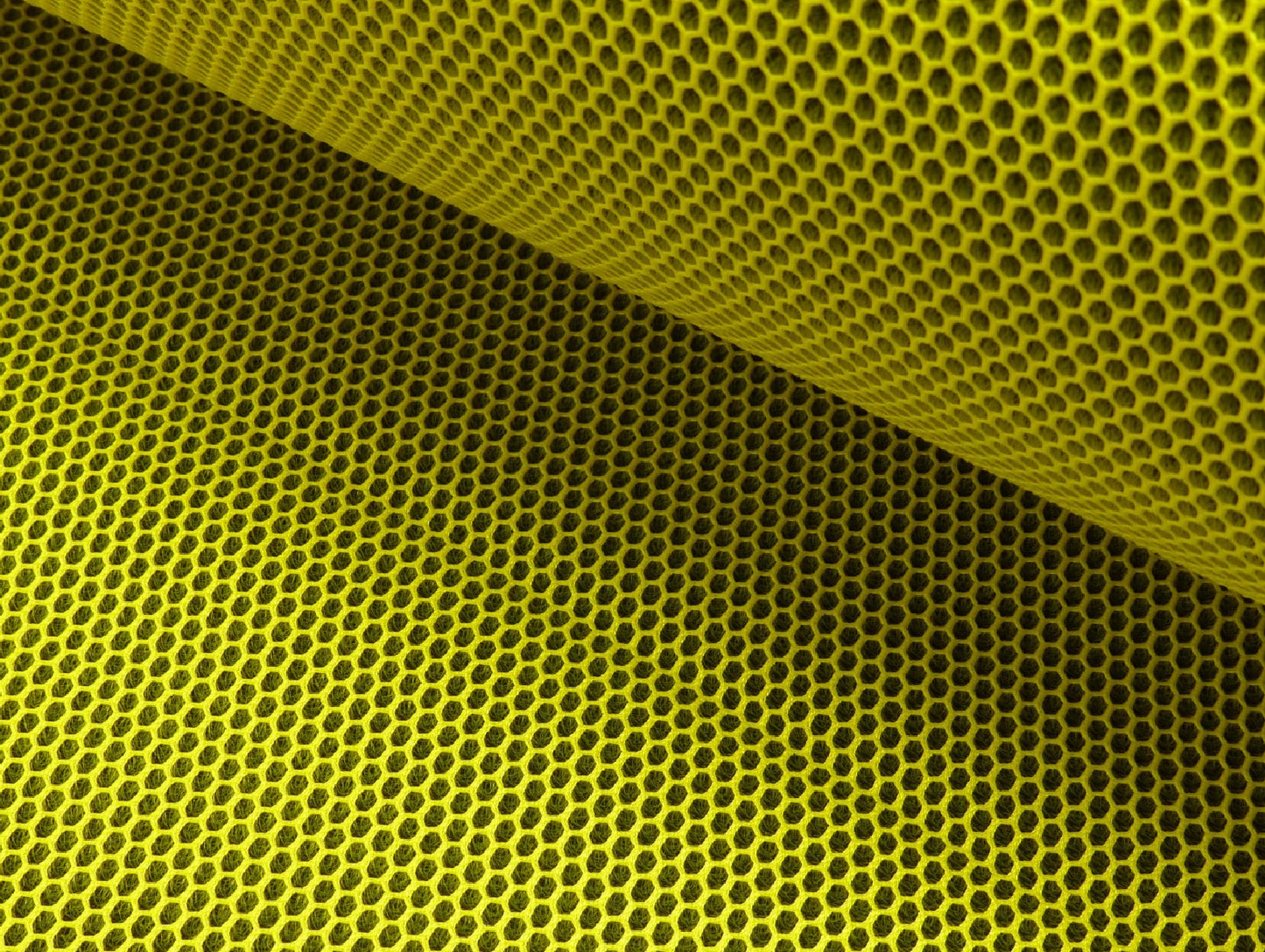 Netz 3D Mesh mit Geweberücken gelb