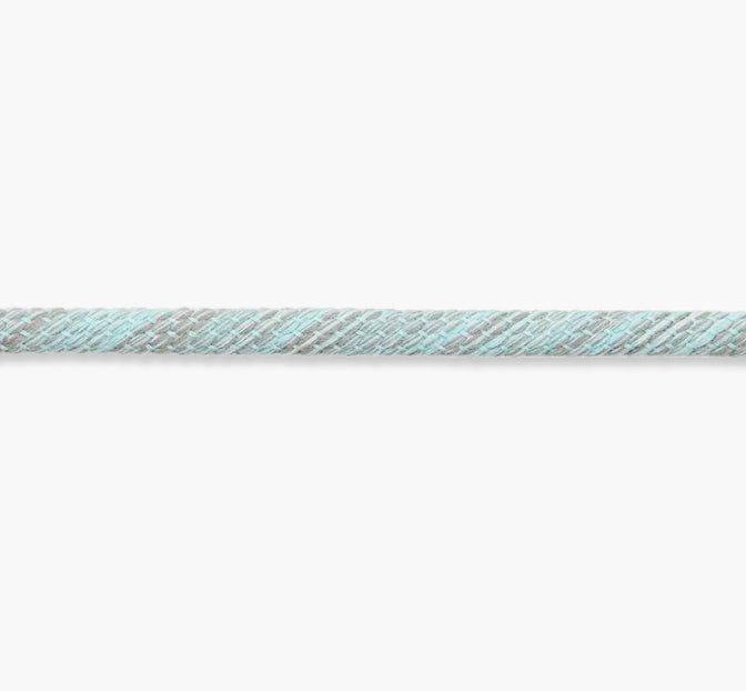 Kordel 6mm mint grau