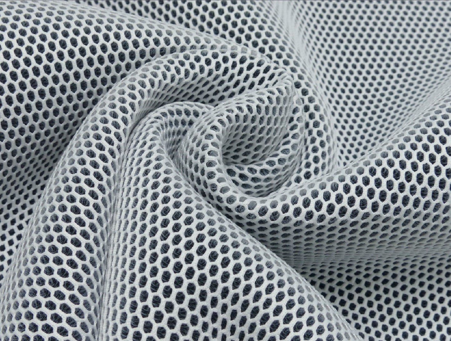 Netz 3D Mesh mit Geweberücken weiß