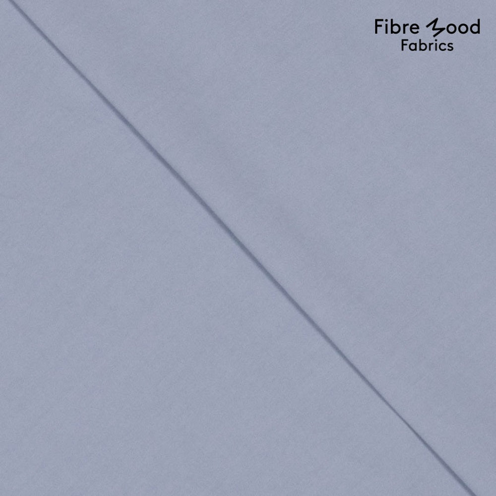 Fibre Mood gewaschene Baumwollpopeline blau-grau