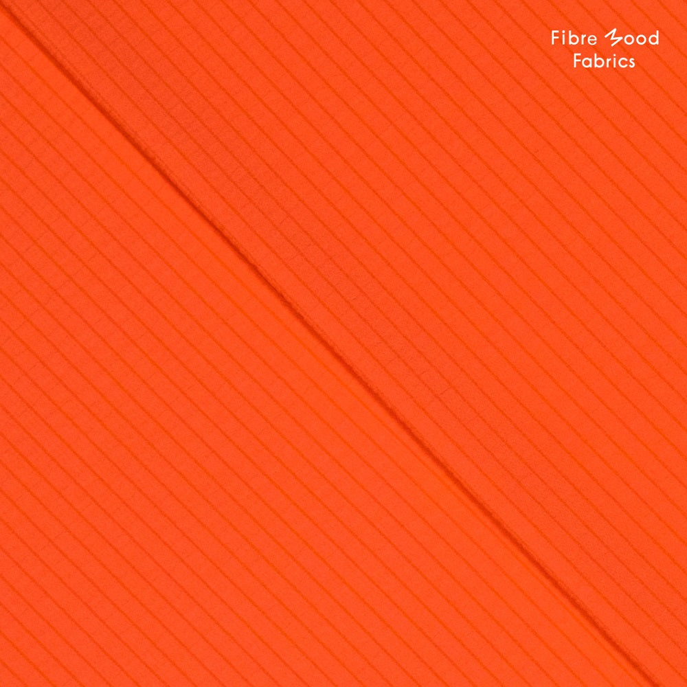Fibre Mood Viskose-Seersucker orange