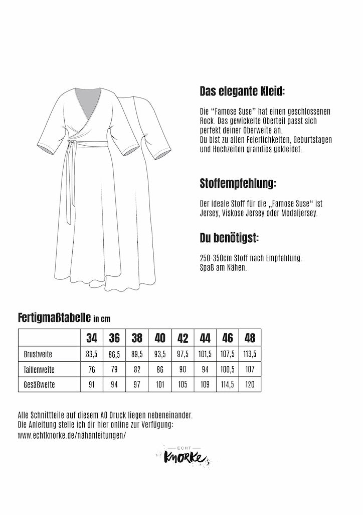 Echt Knorke - die famose Suse - Wohlfühlkleid