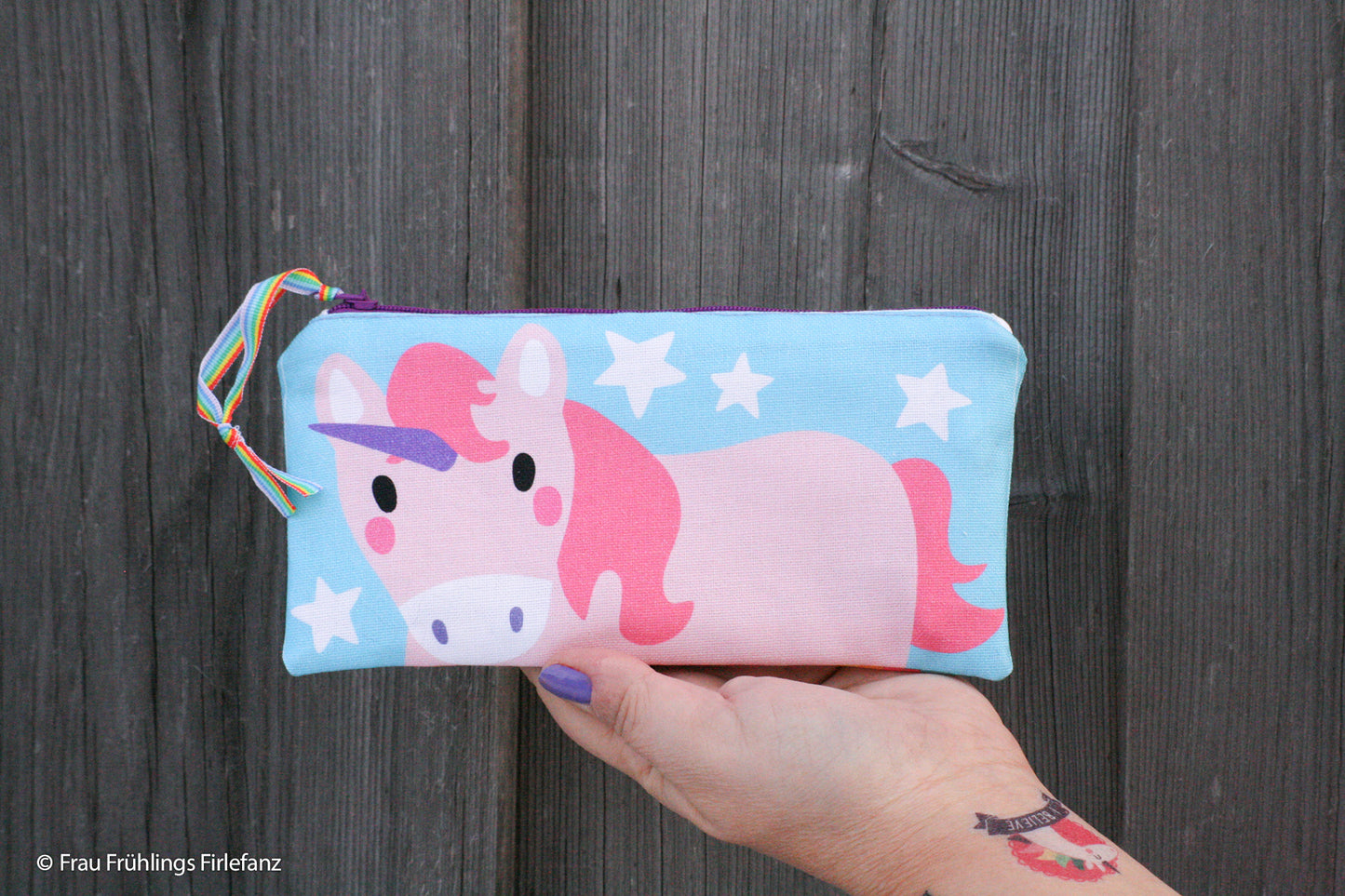 Canvas Tierbeutel DIY Panel by Käselotti Einhorn