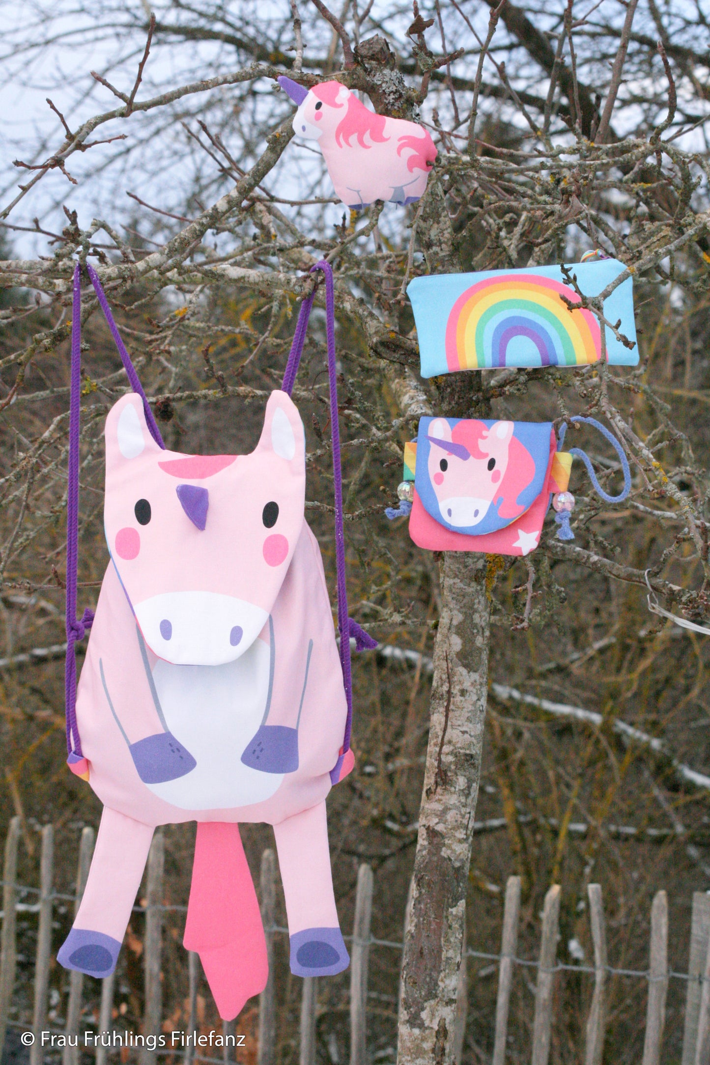 Canvas Tierbeutel DIY Panel by Käselotti Einhorn