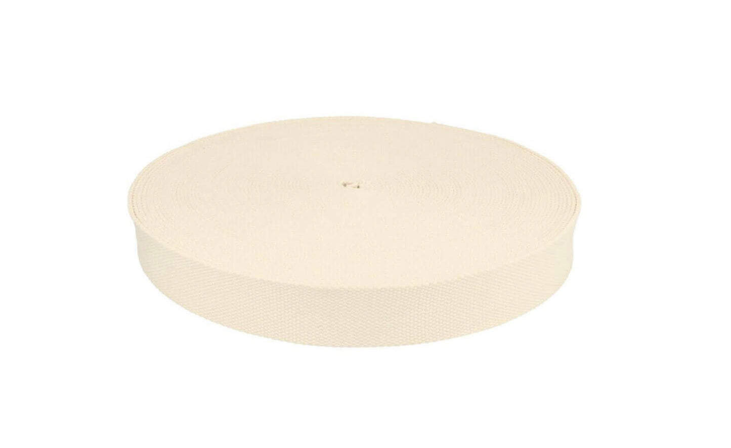 Gurtband Baumwolle 32mm creme