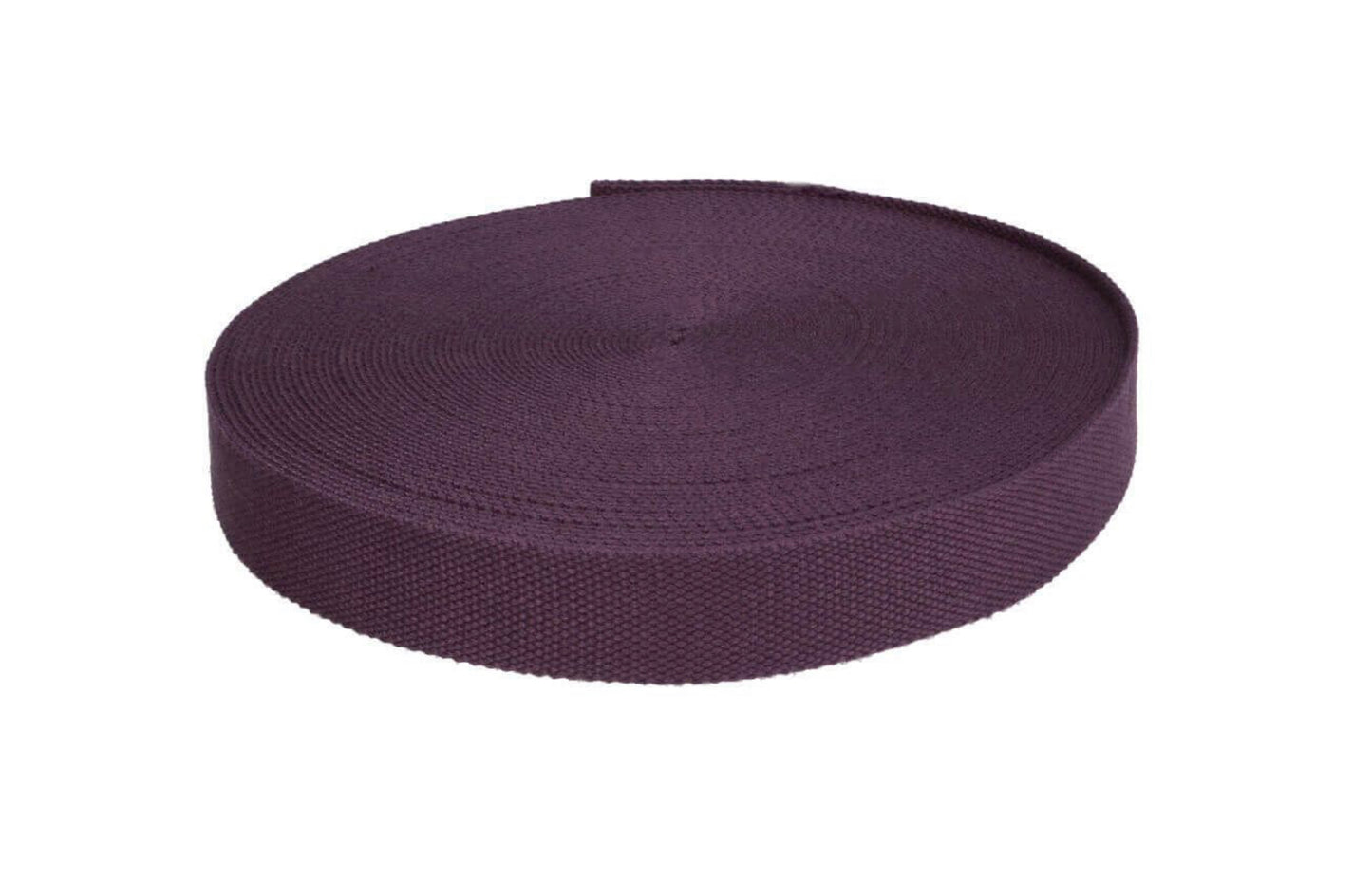 Gurtband Baumwolle 32mm aubergine