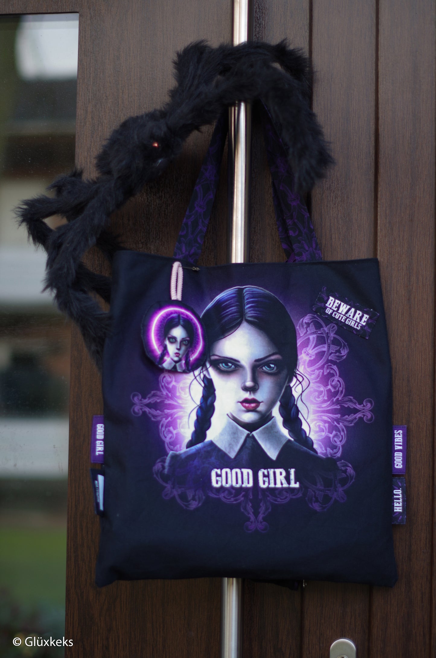 Canvas Panel DIY Bag Halloween Good Girl Bad Girl