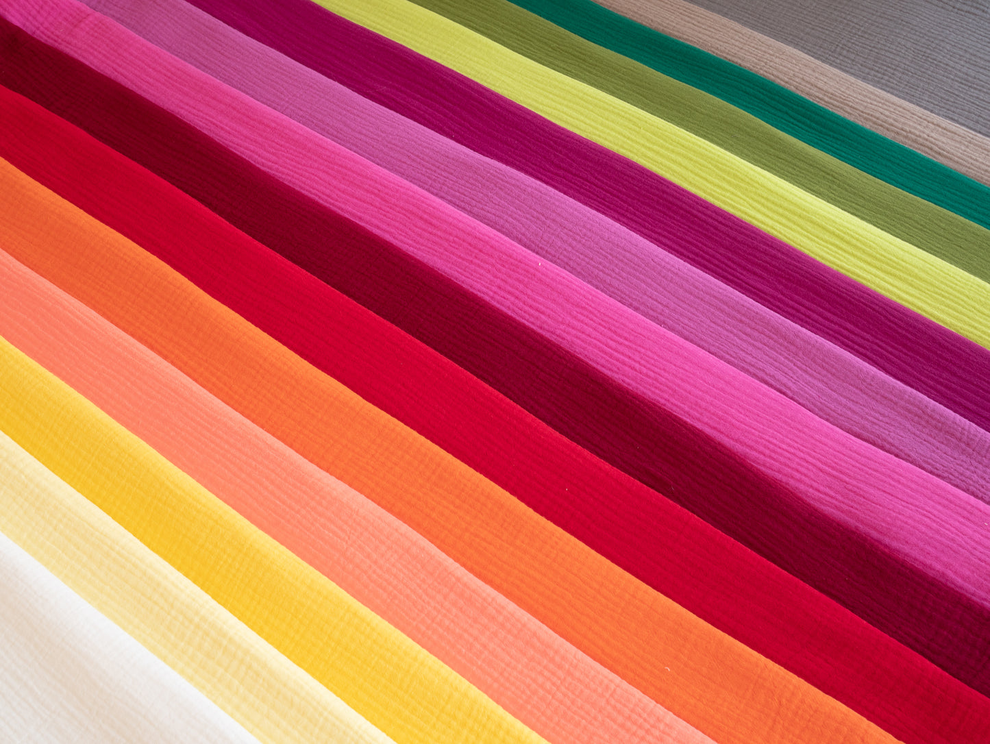 Musselin uni kiwigrün lime