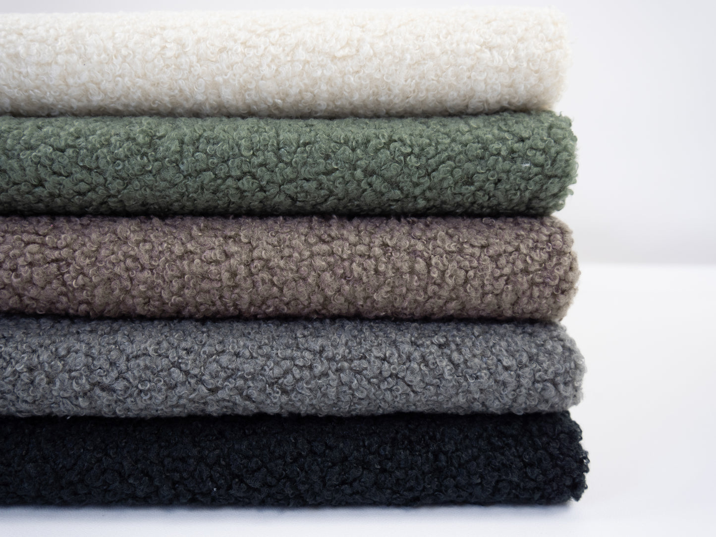 Dekostoff Boucle Kodiak naturweiß