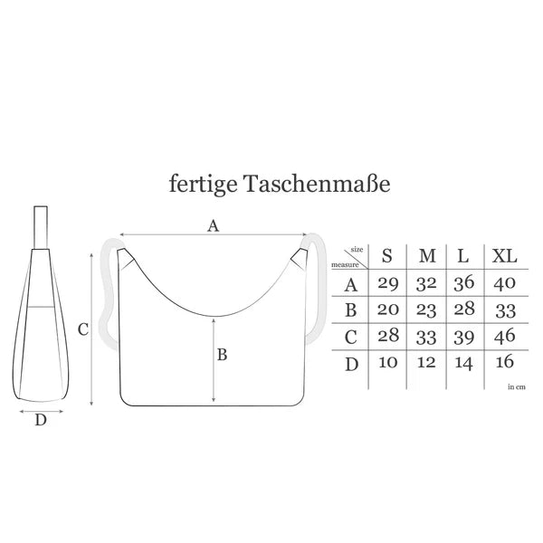 Schnittbox Bohara Hobo-Bag Tasche
