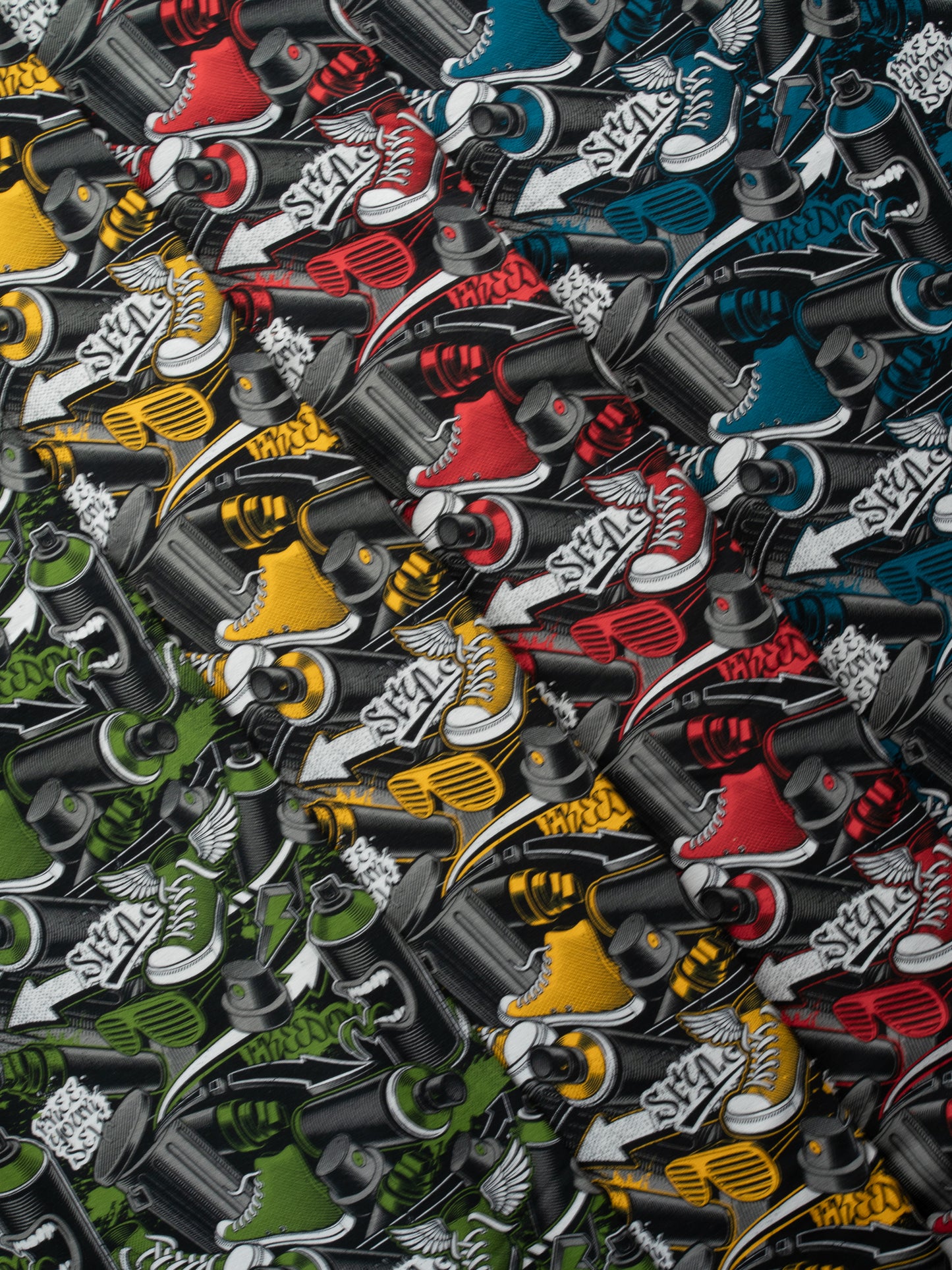 Sweat Turnschuhe senf schwarz anthrazit