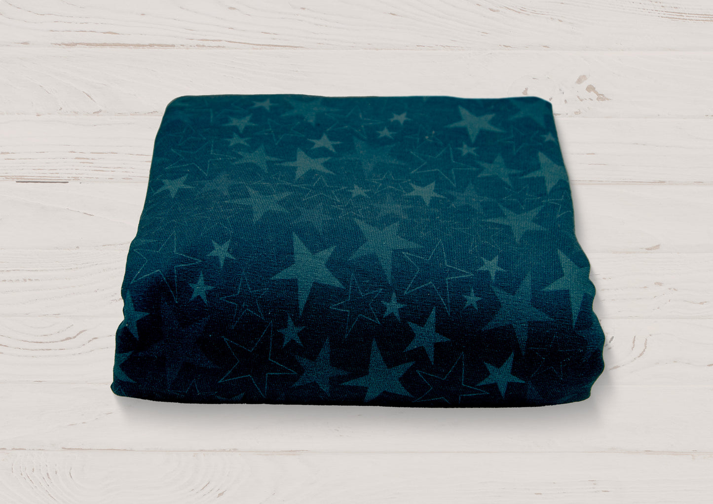 Jersey Fantastische Zauberwelten by Mrs.Mint Design Sterne petrol