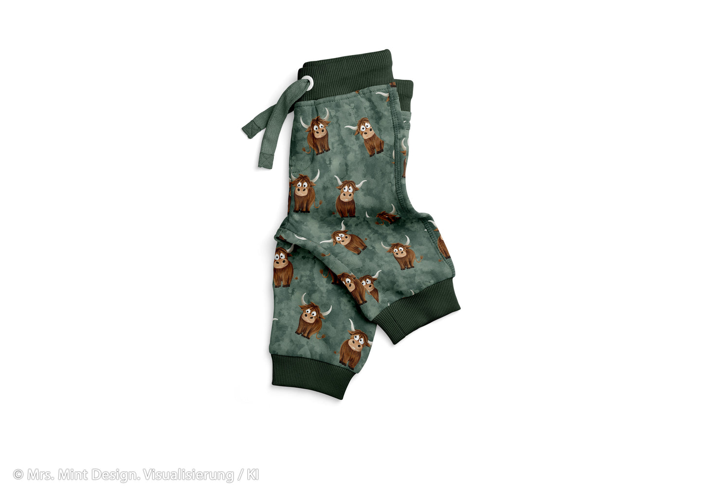Sweat French Terry Holy Cow by Mrs. Mint Design