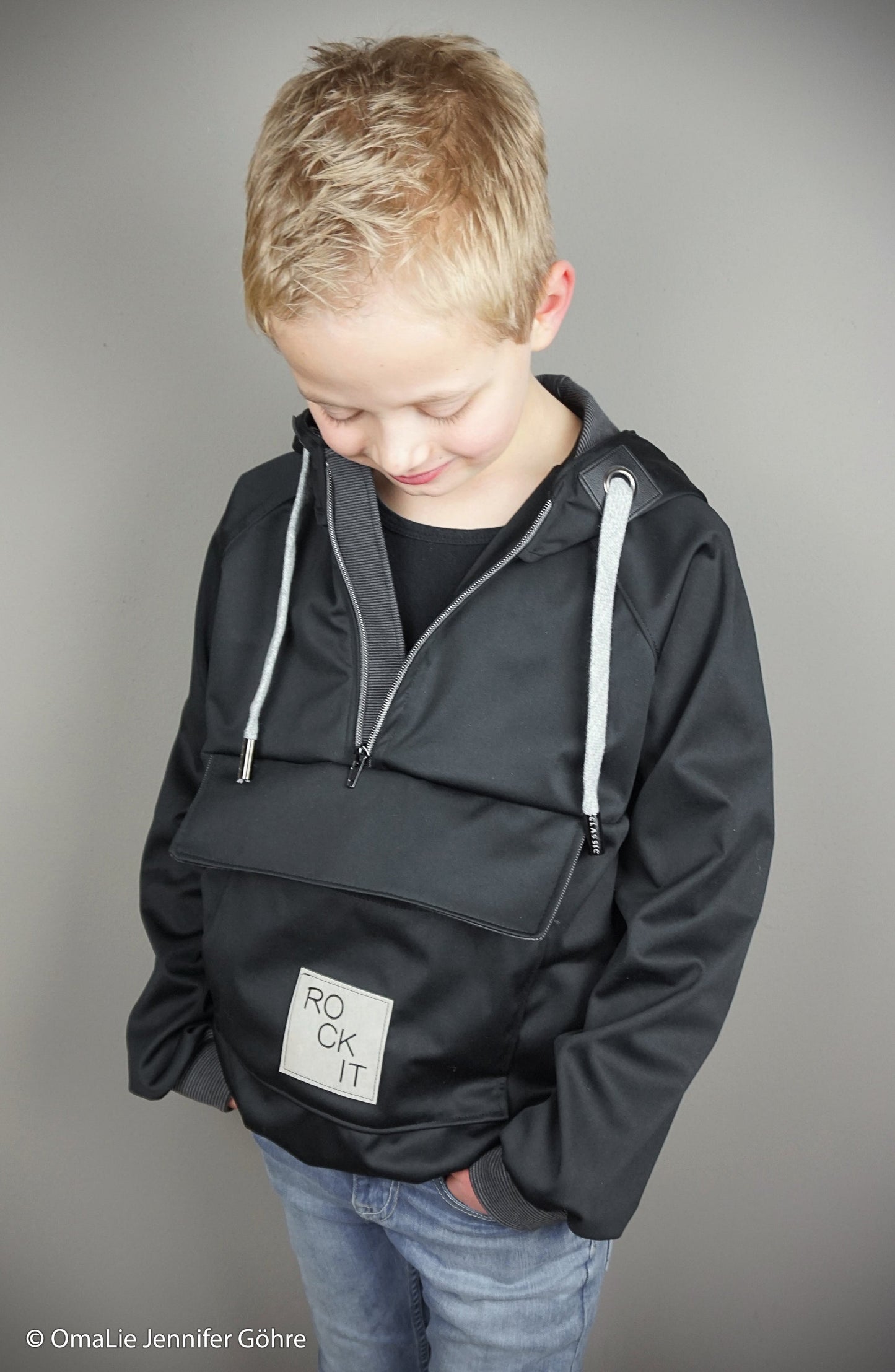 Jersey Streifen schmal ocker senf
