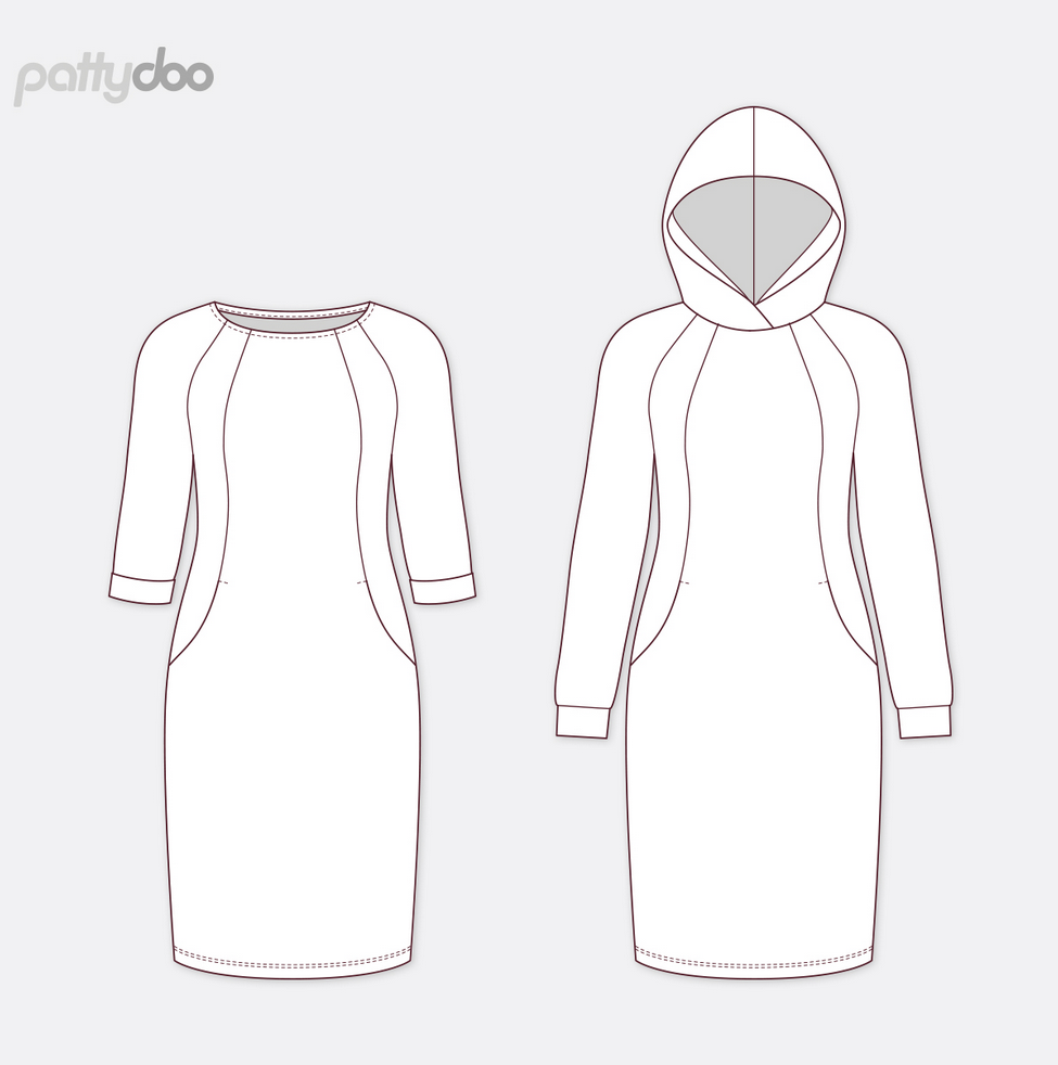 Pattydoo Damen Sweatkleid Jade