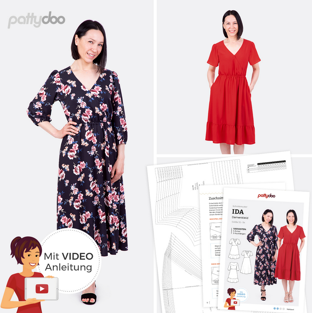 Pattydoo Damen Wickelkleid Ida