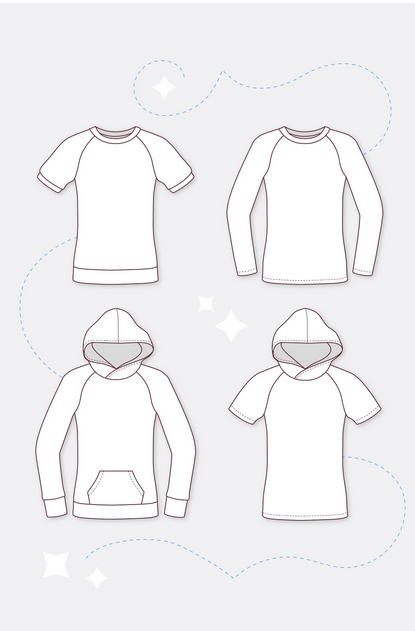 Pattydoo Teenies Raglanshirt Maxi