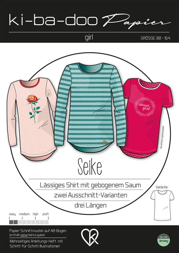 Ki-ba-doo Basic Shirt Mädchen Seike Kinder