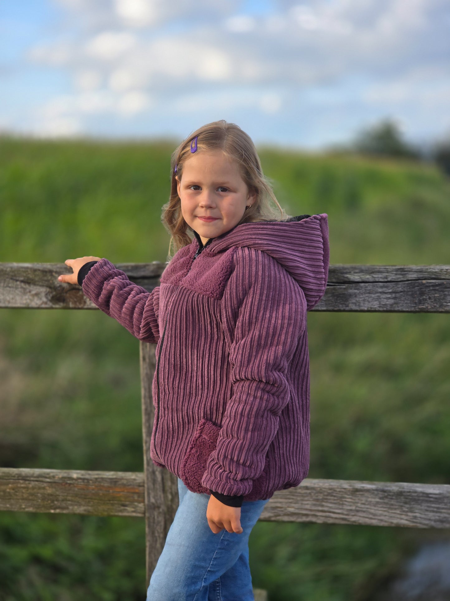 MITTWOCHS-TRALLAFITTI - Cord Fell Double sided Cordula altrosa 1m