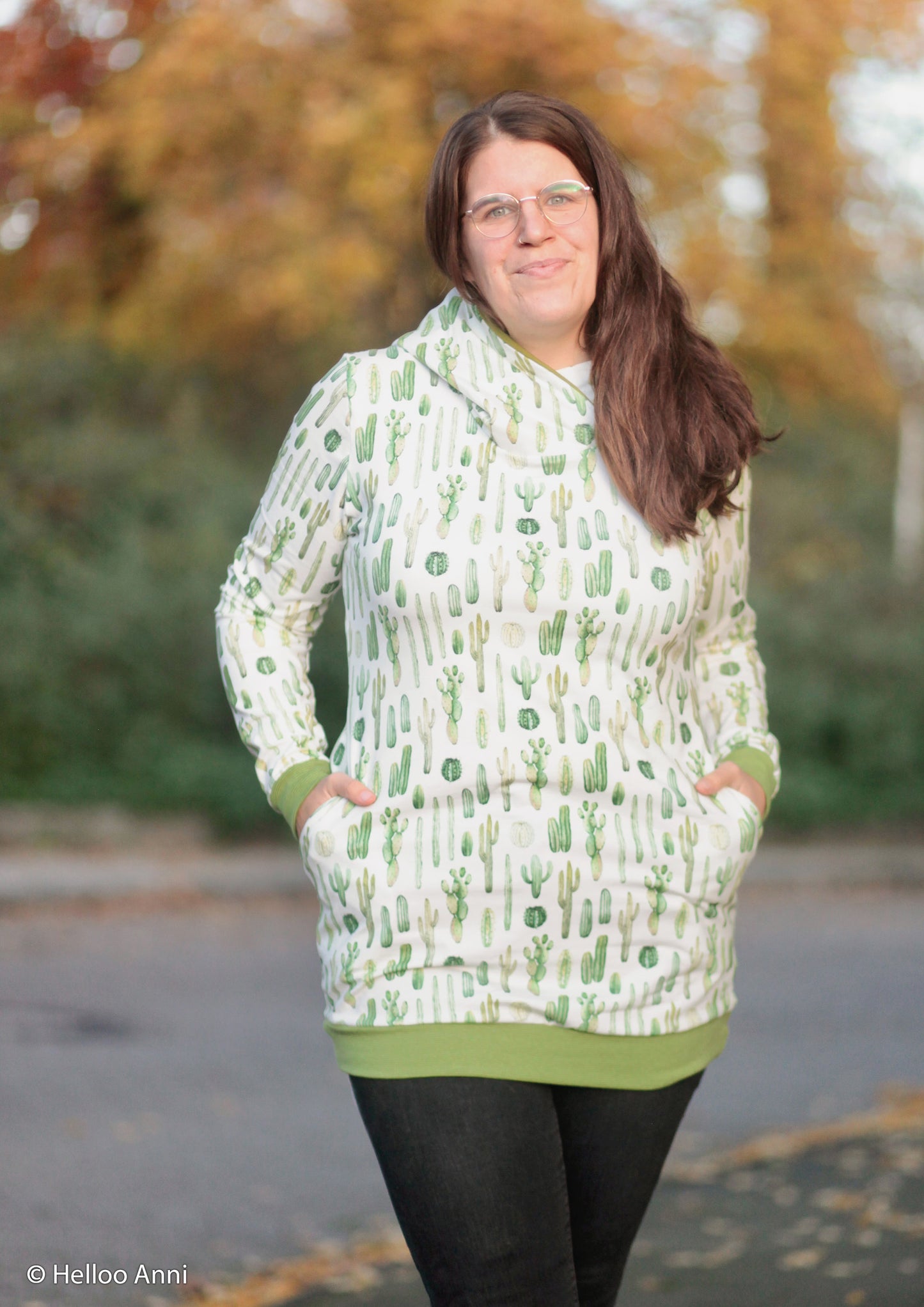 Bündchen Streifen schmal grün