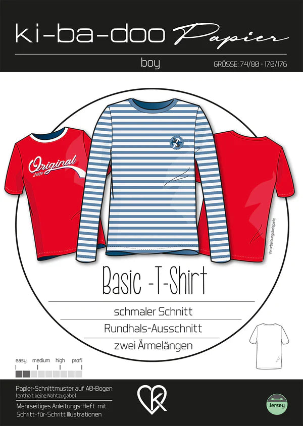 Ki-ba-doo Basic Shirt Jungen Kinder
