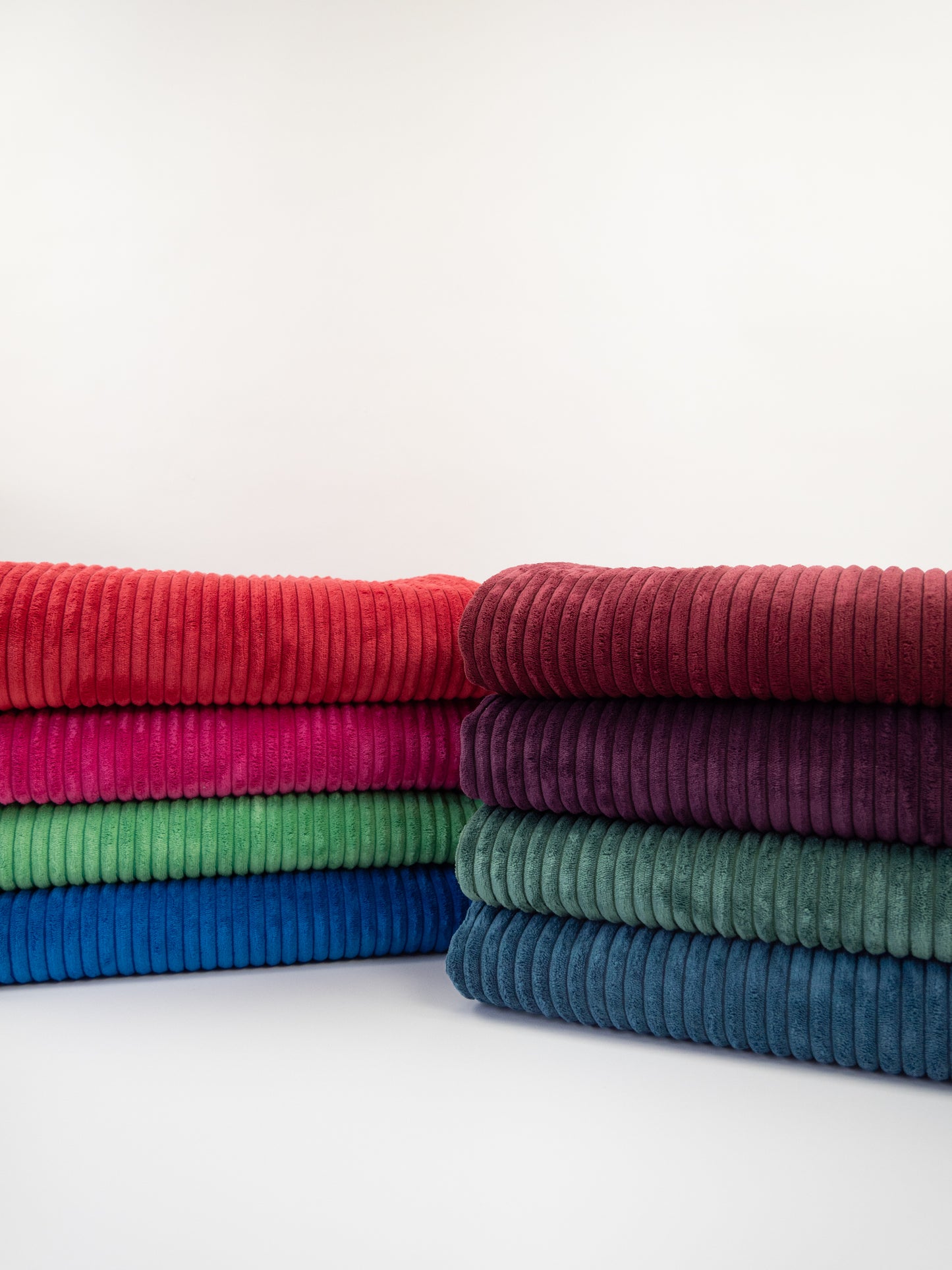 Cord Samt Wanja rauchblau